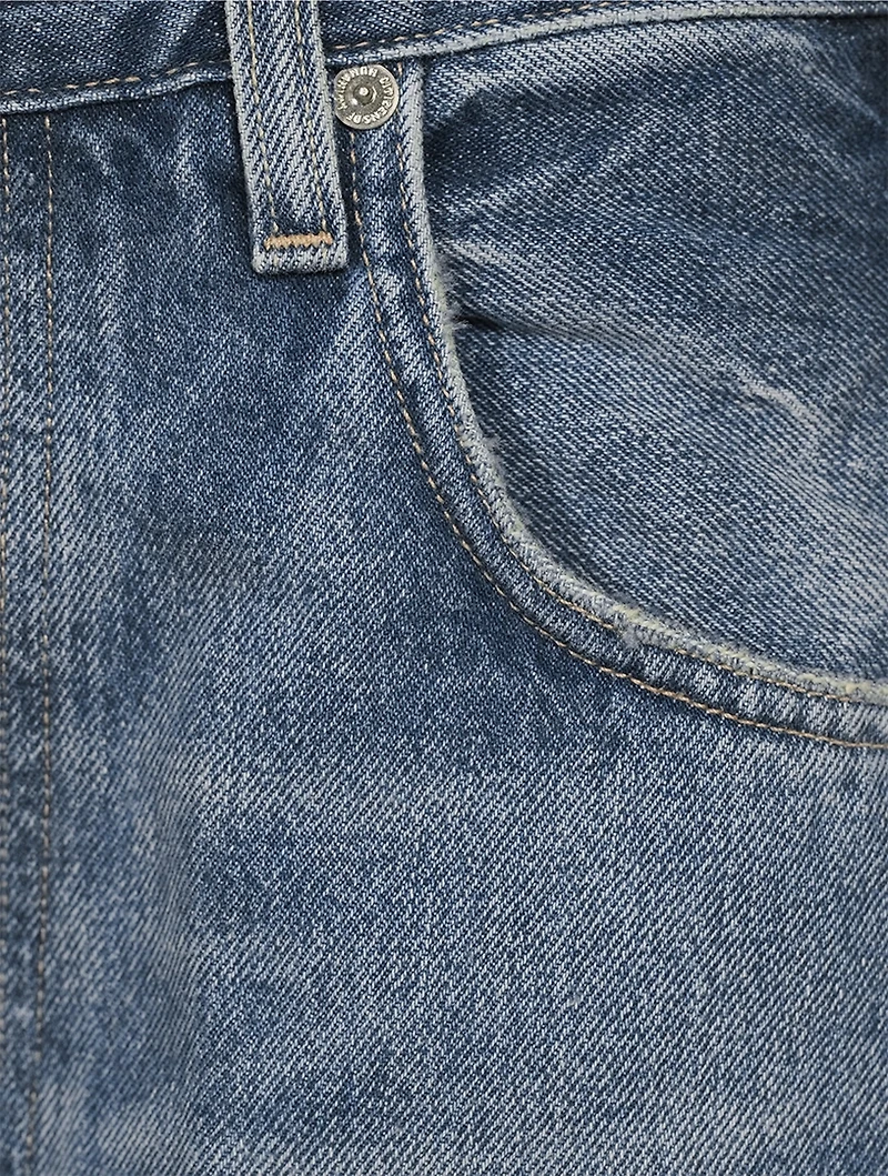 Ayla Baggy Jeans With Tuxedo Stripe