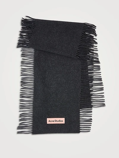 Fringe Wool Scarf