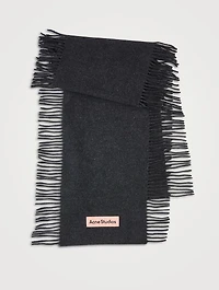 Fringe Wool Scarf