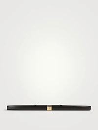 Leather Slide Clasp Belt