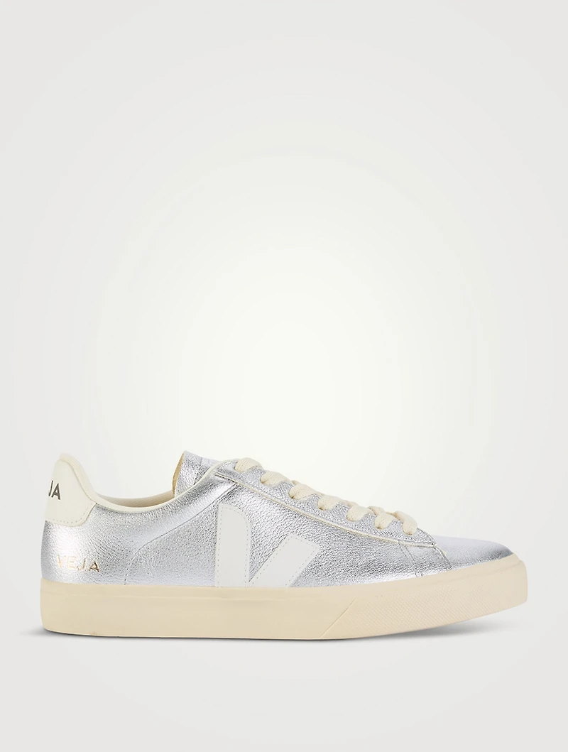 Campo Metallic Leather Sneakers