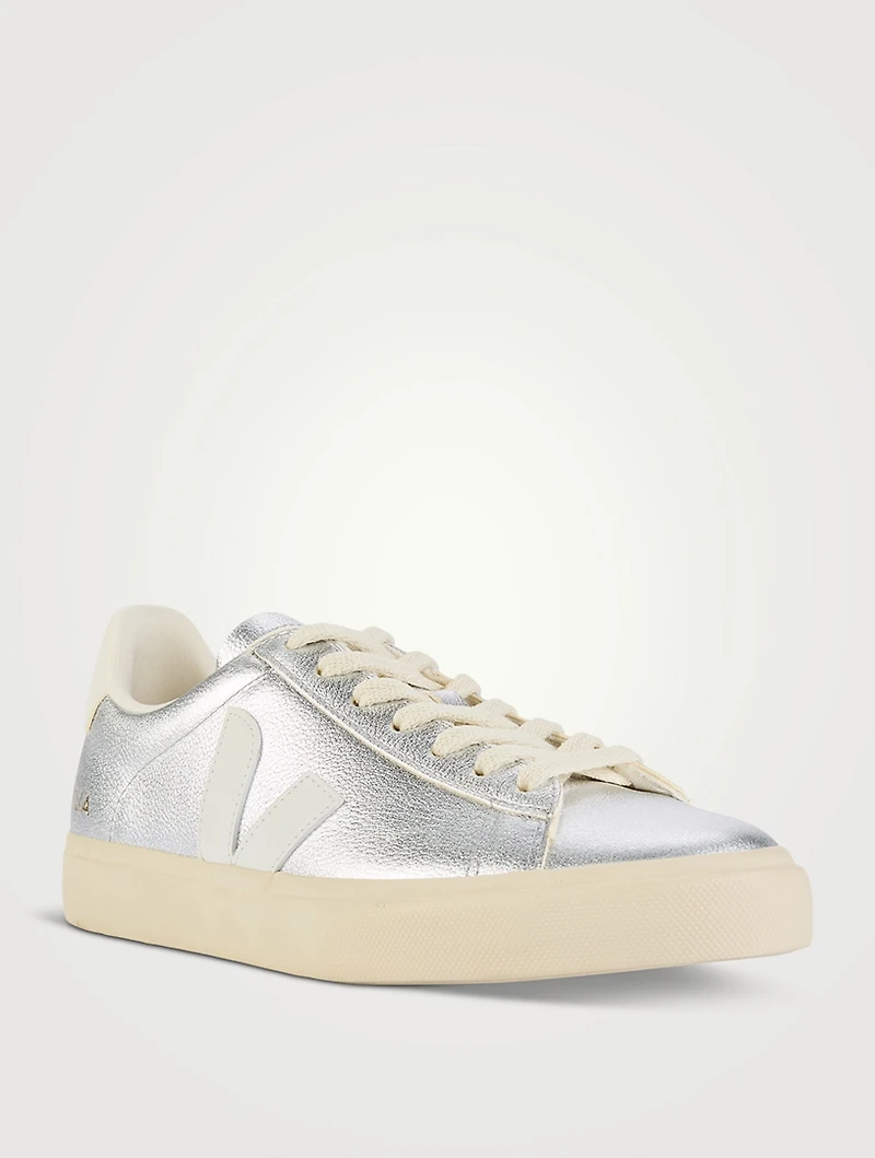 Campo Metallic Leather Sneakers