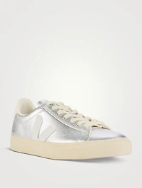 Campo Metallic Leather Sneakers