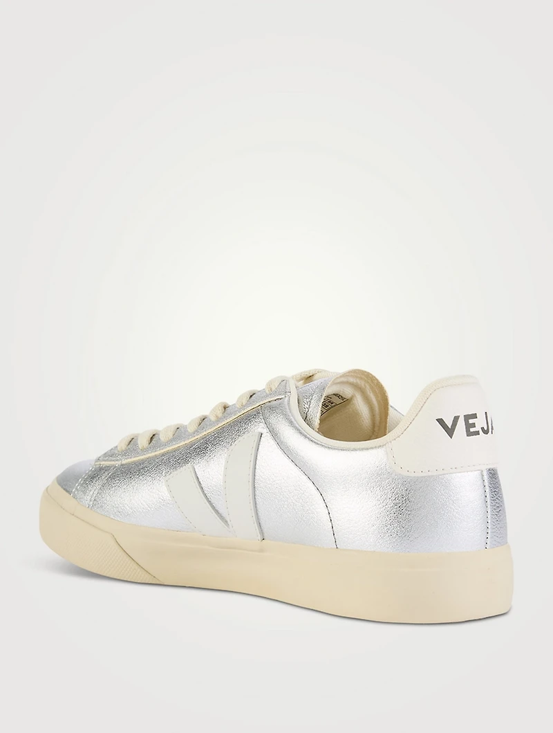 Campo Metallic Leather Sneakers