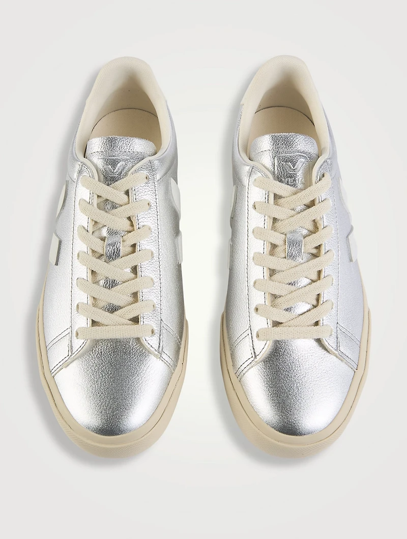 Campo Metallic Leather Sneakers