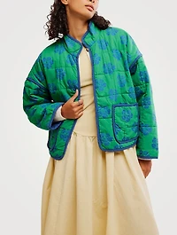 Chloe Quilted Jacket Floral Print