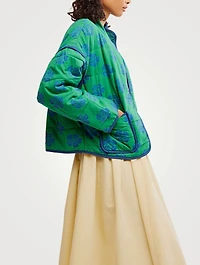 Chloe Quilted Jacket Floral Print