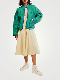 Chloe Quilted Jacket Floral Print