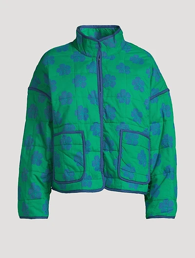Chloe Quilted Jacket Floral Print