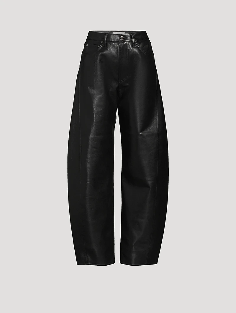 Luna Pieced Barrel-Leg Trousers