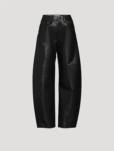 Luna Pieced Barrel-Leg Trousers