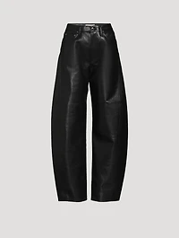 Luna Pieced Barrel-Leg Trousers