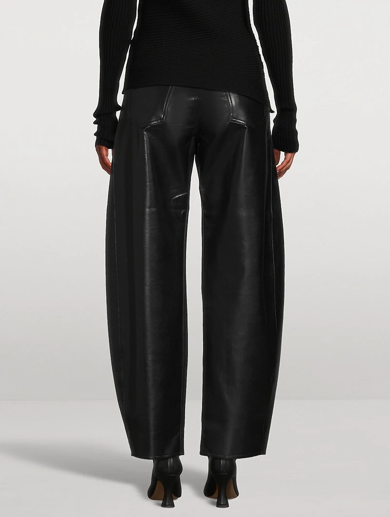 Luna Pieced Barrel-Leg Trousers
