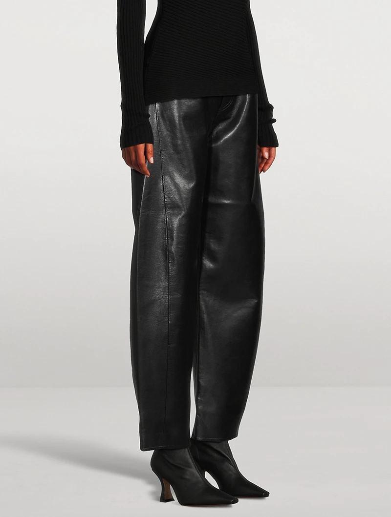 Luna Pieced Barrel-Leg Trousers