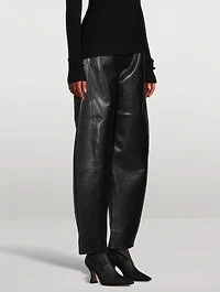 Luna Pieced Barrel-Leg Trousers