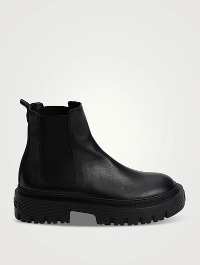 Leather Jumbo Chelsea Boots