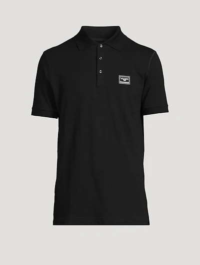 Logo Plaque Polo Shirt