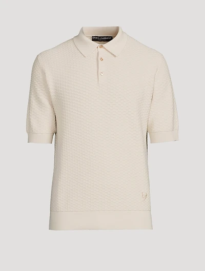 Embroidered Logo Short-Sleeve Polo