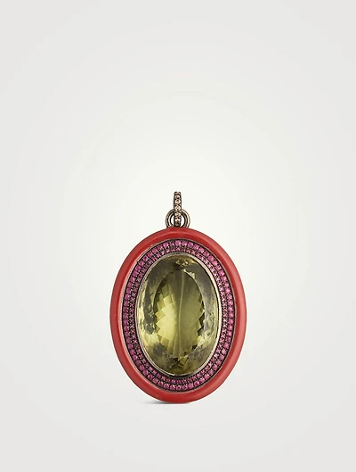 Crimson Ring Pendant