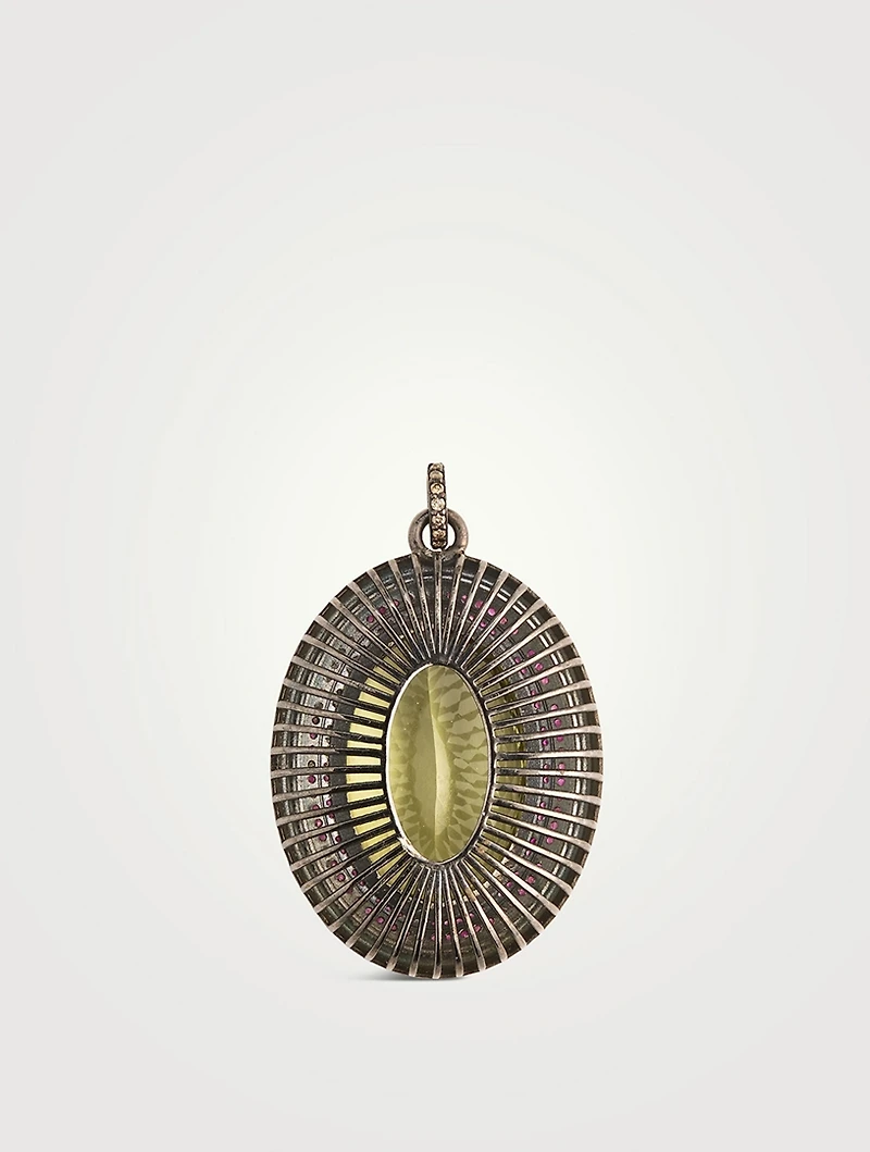 Crimson Ring Pendant