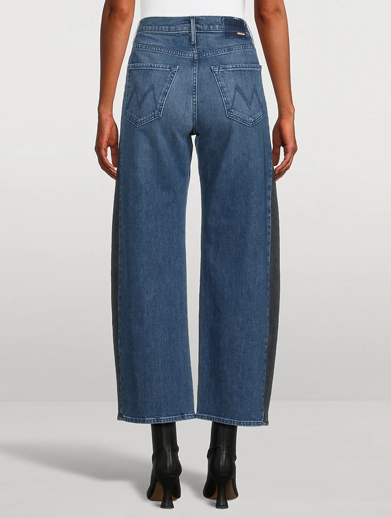 The Half-Pipe Barrel Leg Flood Jeans
