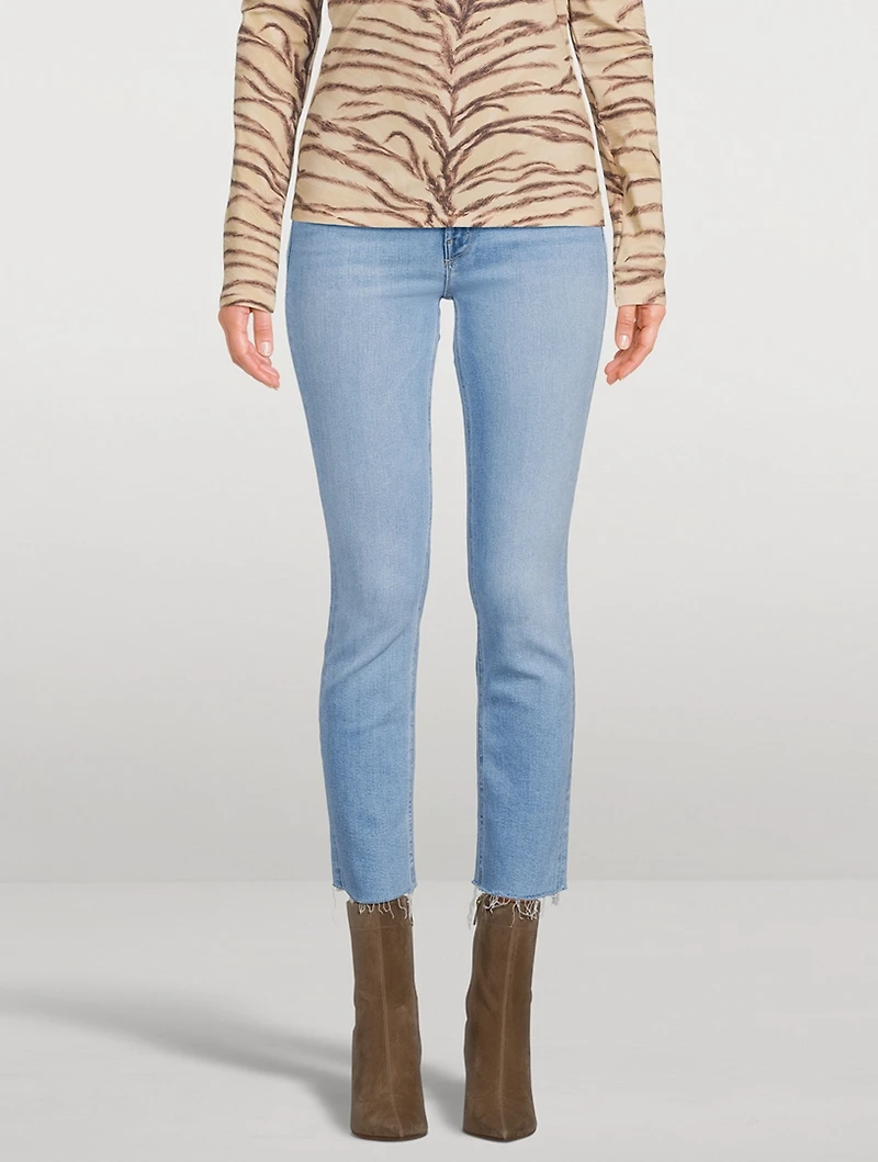 The Dazzler Straight-Leg Ankle Jeans