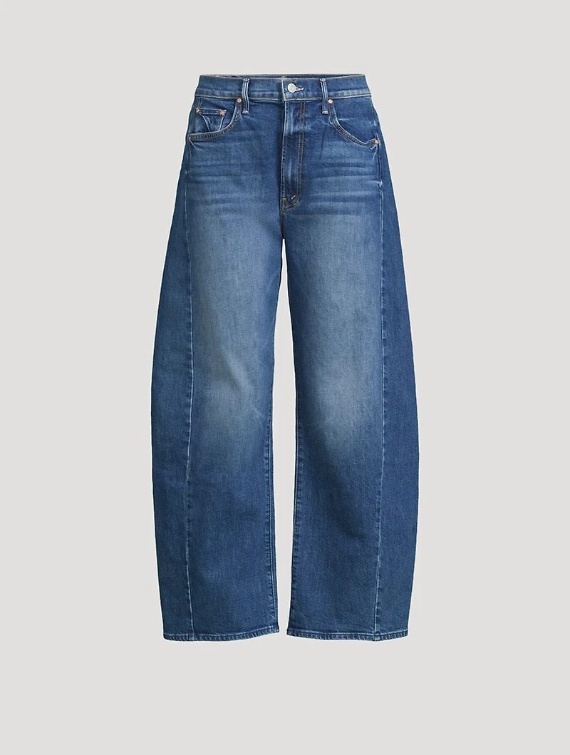 The Full-Pipe Barrel-Leg Jeans