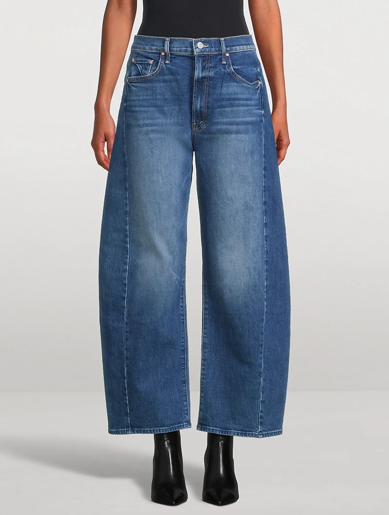 The Full-Pipe Barrel-Leg Jeans