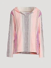 Behati Hoodie Stripe Print