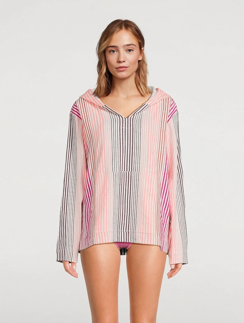 Behati Hoodie Stripe Print