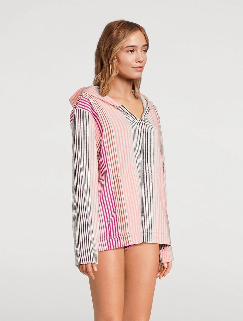Behati Hoodie Stripe Print