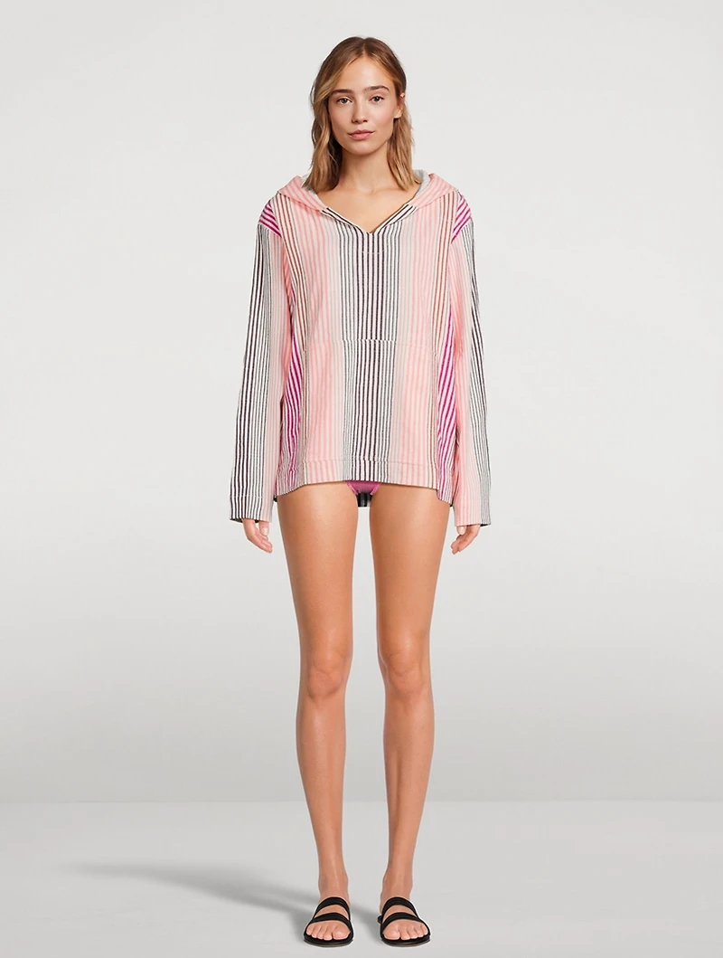 Behati Hoodie Stripe Print