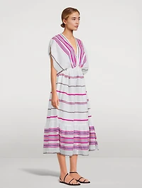 Leila Dress Stripe Print