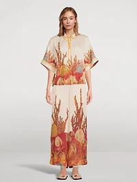 Palazzo Pants  Ocean Floor Print