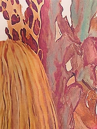 Palazzo Pants  Ocean Floor Print