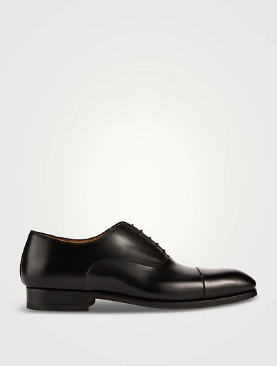 Naxos Leather Cap Toe Shoes