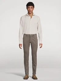 Lano Cotton And Wool Shirt Stripe Print