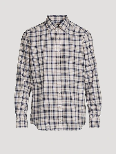 Livio Cotton Shirt Plaid Print