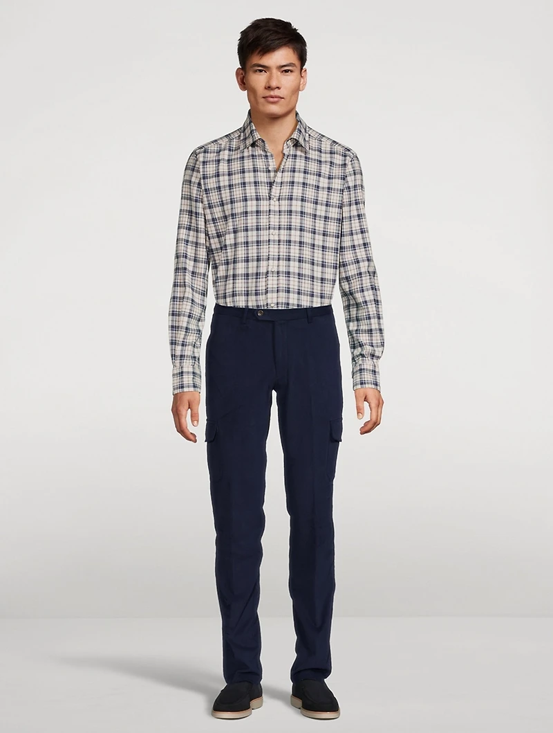 Livio Cotton Shirt Plaid Print