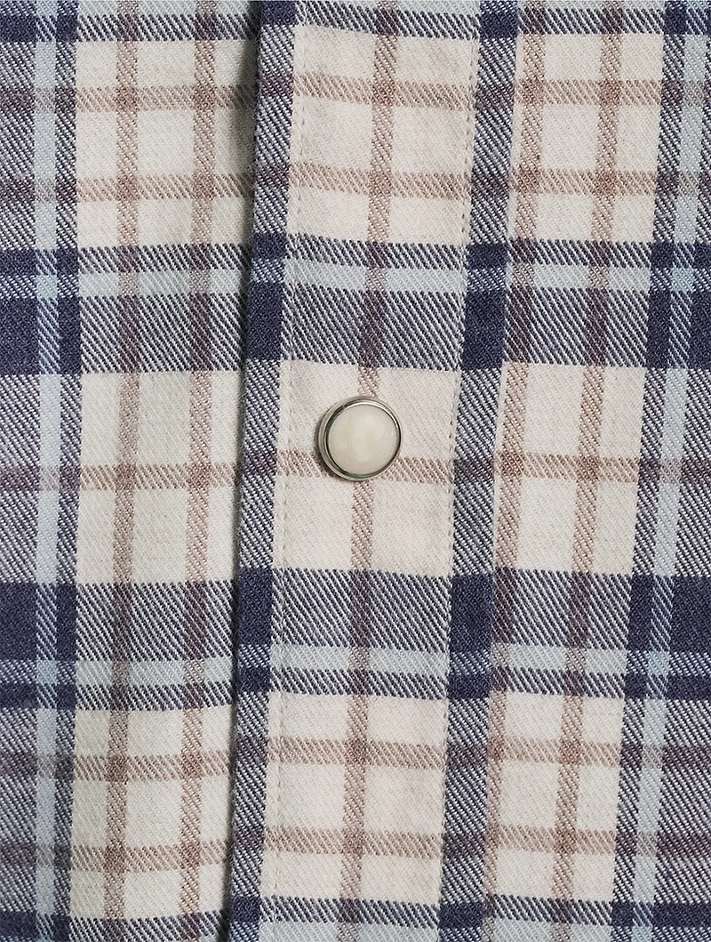 Livio Cotton Shirt Plaid Print