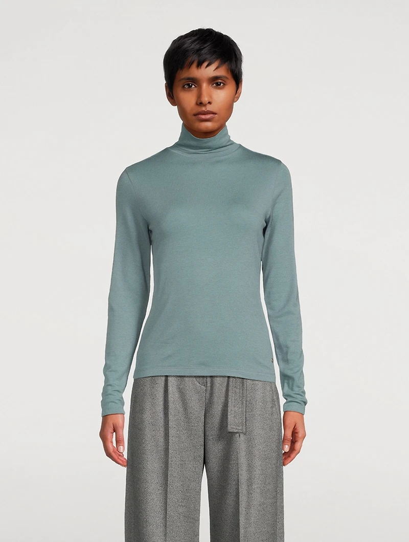 Jersey Turtleneck