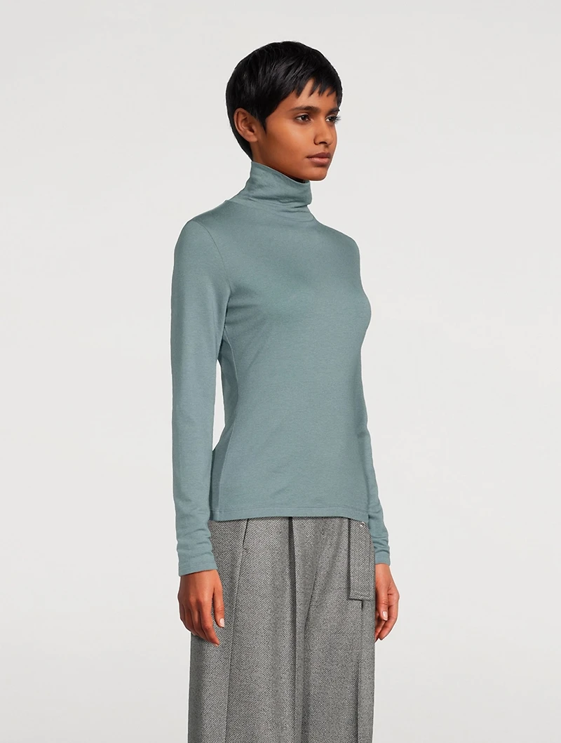 Jersey Turtleneck