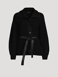 Belted Wool Cardigan