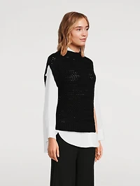 Wool Cashmere Sweater Vest