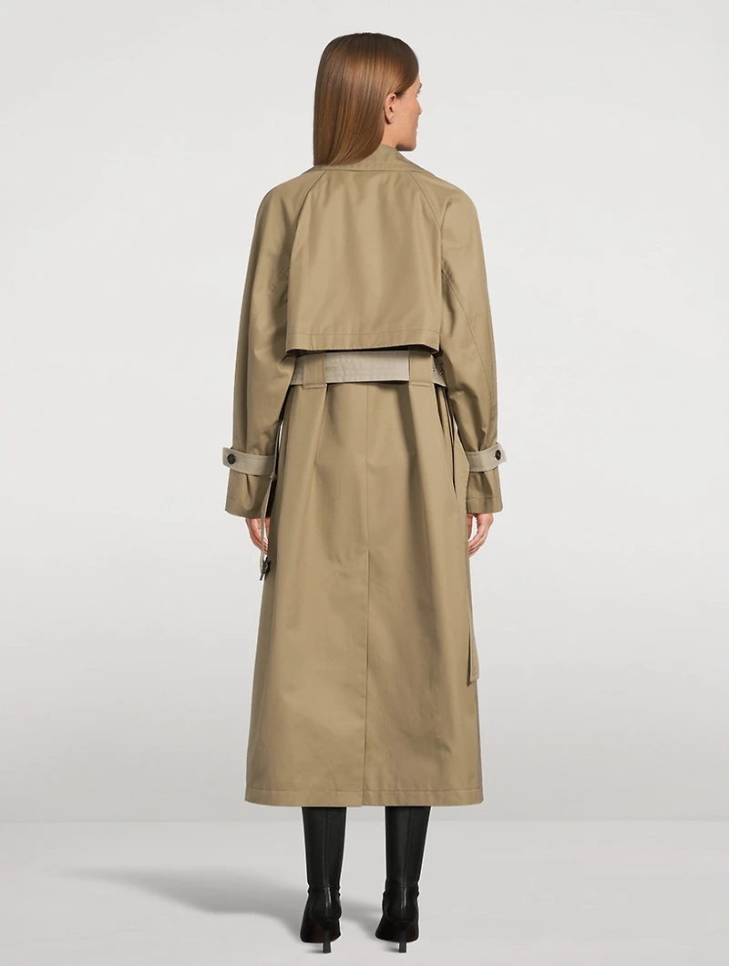 Gabardine Trench Coat