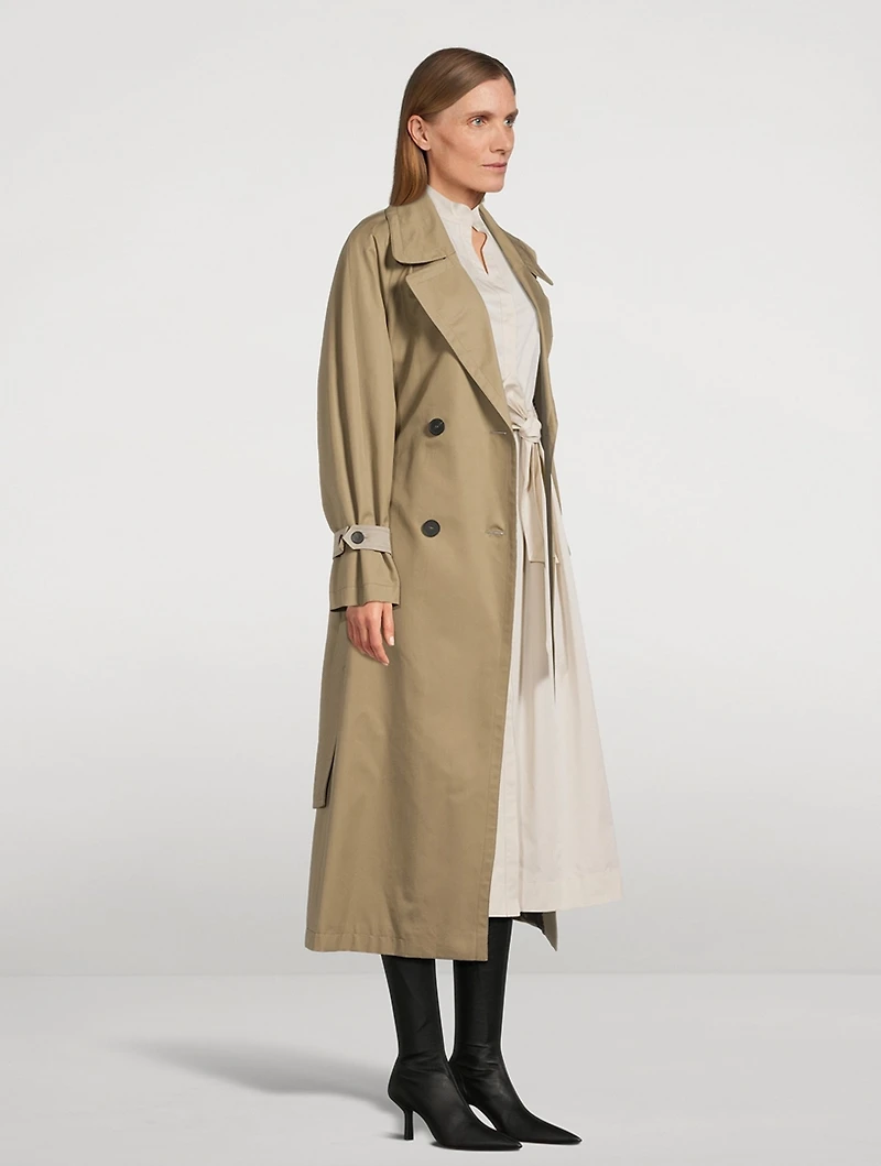 Gabardine Trench Coat