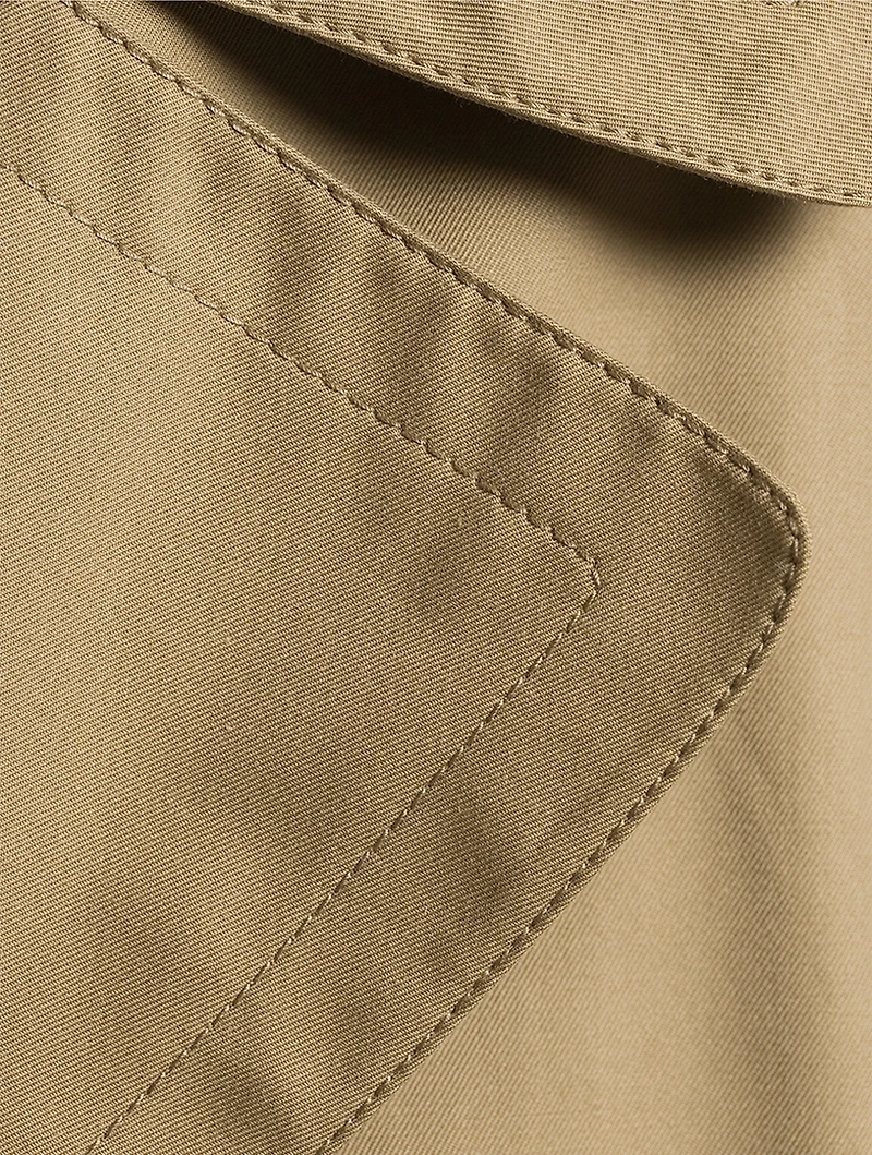 Gabardine Trench Coat