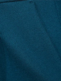Wool Flannel Slim Trousers