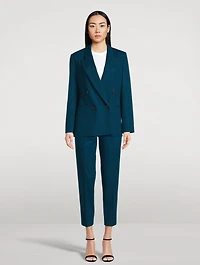 Double-Breasted Wool Blazer
