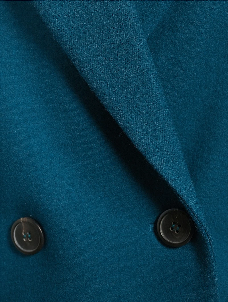 Double-Breasted Wool Blazer